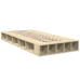Estructura de cama madera de ingeniería roble Sonoma 100x200 cm