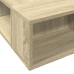 Estructura de cama madera de ingeniería roble Sonoma 100x200 cm