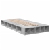 Estructura de cama madera de ingeniería gris hormigón 100x200cm