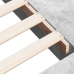 Estructura de cama madera de ingeniería gris hormigón 100x200cm