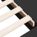 Estructura de cama madera de ingeniería negra 75x190 cm