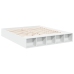 Estructura de cama madera de ingeniería blanca 200x200 cm