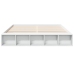 Estructura de cama madera de ingeniería blanca 200x200 cm