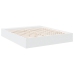 Estructura de cama madera de ingeniería blanca 200x200 cm