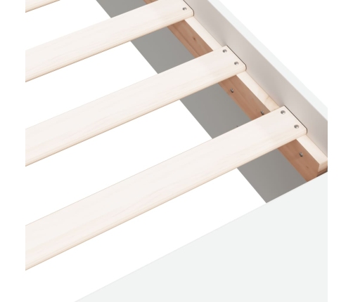 Estructura de cama madera de ingeniería blanca 200x200 cm