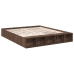 Estructura de cama madera de ingeniería marrón roble 200x200 cm