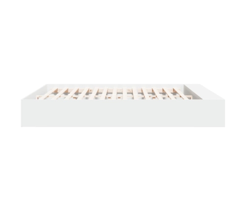 vidaXL Estructura de cama madera de ingeniería blanca 180x200 cm