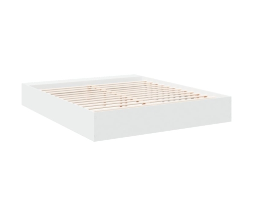 vidaXL Estructura de cama madera de ingeniería blanca 180x200 cm