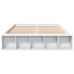 Estructura de cama madera de ingeniería blanca 160x200 cm