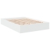 Estructura de cama madera de ingeniería blanca 160x200 cm