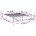 Estructura de cama madera de ingeniería blanca 160x200 cm