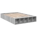 Estructura de cama madera de ingeniería gris Sonoma 135x190 cm