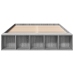Estructura de cama madera de ingeniería gris Sonoma 135x190 cm
