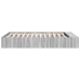 Estructura de cama madera de ingeniería gris Sonoma 135x190 cm