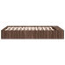 Estructura de cama madera de ingeniería marrón roble 135x190 cm