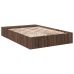 Estructura de cama madera de ingeniería marrón roble 135x190 cm