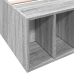 Estructura de cama madera de ingeniería gris Sonoma 90x190 cm