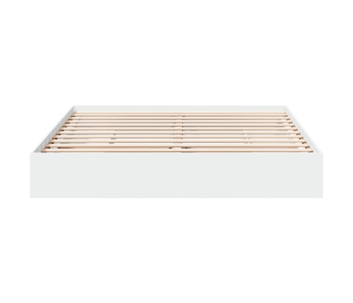 vidaXL Estructura cama con cajones madera ingeniería blanca 200x200 cm