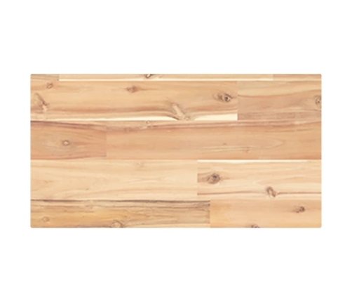 Estantes flotantes 2 uds madera acacia sin tratar 40x20x2 cm