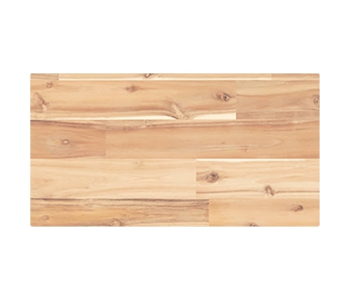 vidaXL Estantes flotantes 3 uds madera acacia sin tratar 60x20x2 cm