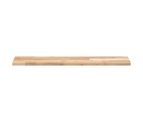 vidaXL Estante flotante madera maciza de acacia sin tratar 80x20x2 cm