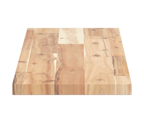 vidaXL Estante flotante madera maciza de acacia sin tratar 80x20x2 cm