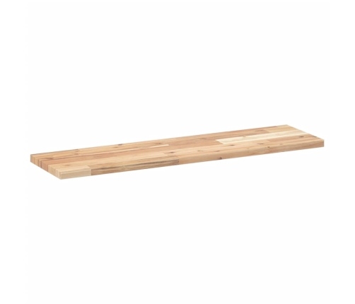 vidaXL Estante flotante madera maciza de acacia sin tratar 80x20x2 cm