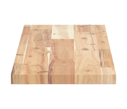 Estante flotante madera maciza de acacia sin tratar 100x20x2 cm