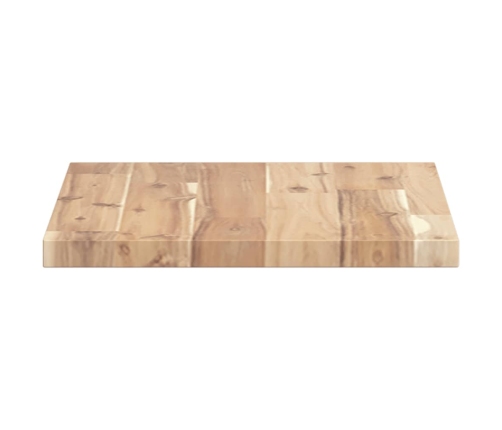 Estantes flotantes 2 uds madera acacia sin tratar 60x30x2 cm