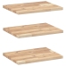 Estantes flotantes 3 uds madera acacia sin tratar 60x30x2 cm