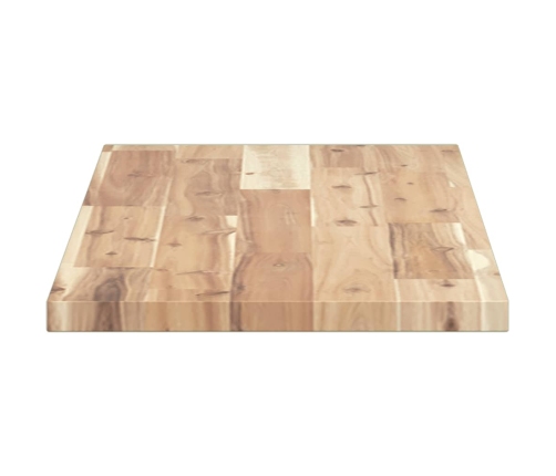 Estante flotante madera maciza de acacia sin tratar 80x30x2 cm