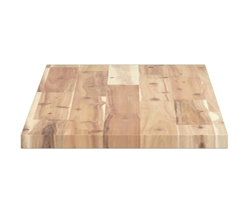 Estantes flotantes 2 uds madera acacia sin tratar 80x30x2 cm