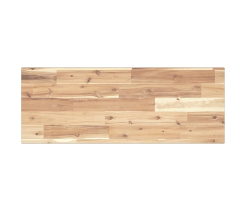 Estantes flotantes 4 uds madera acacia sin tratar 80x30x2 cm