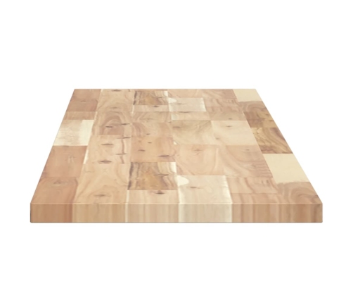 Estante flotante madera maciza de acacia sin tratar 120x30x2 cm