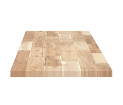 Estantes flotantes 3 uds madera acacia sin tratar 140x30x2 cm