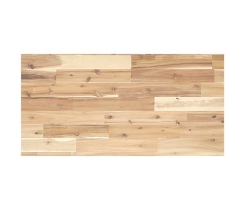 Estante flotante madera maciza de acacia sin tratar 60x40x2 cm