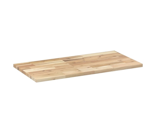 Estante flotante madera maciza de acacia sin tratar 60x40x2 cm