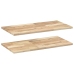 Estantes flotantes 2 uds madera acacia sin tratar 60x40x2 cm