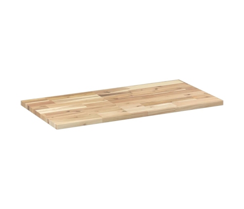 Estante flotante madera maciza de acacia sin tratar 80x40x2 cm