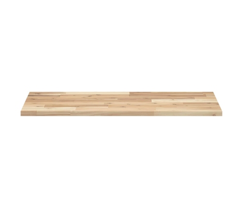 Estante flotante madera maciza de acacia sin tratar 80x40x2 cm