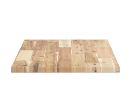 Estante flotante madera maciza de acacia sin tratar 80x40x2 cm