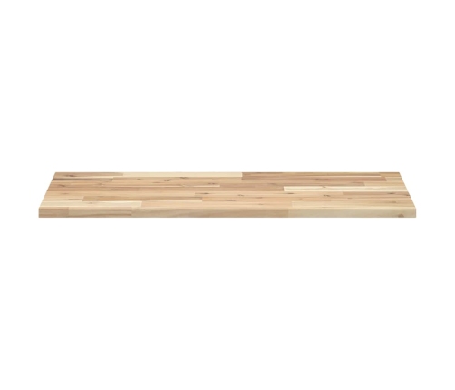 Estantes flotantes 2 uds madera acacia sin tratar 80x40x2 cm