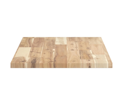 Estantes flotantes 2 uds madera acacia sin tratar 80x40x2 cm