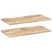 Estantes flotantes 2 uds madera acacia sin tratar 100x40x2 cm