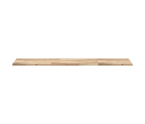 Estantes flotantes 2 uds madera acacia sin tratar 120x40x2 cm