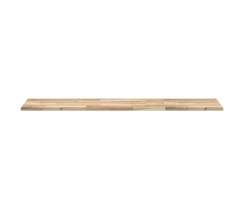 vidaXL Estante flotante madera maciza de acacia sin tratar 160x40x2 cm