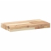 Estantes flotantes 2 uds madera acacia sin tratar 40x20x4 cm