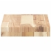 Estantes flotantes 3 uds madera acacia sin tratar 40x20x4 cm