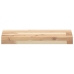 vidaXL Estantes flotantes 4 uds madera acacia sin tratar 40x20x4 cm