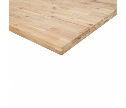 vidaXL Estantes flotantes 4 uds madera acacia sin tratar 40x20x4 cm